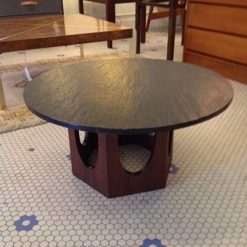 Round Slate Top Coffee Tables (Photo 12 of 20)