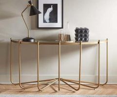  Best 20+ of Glass and Gold Console Tables