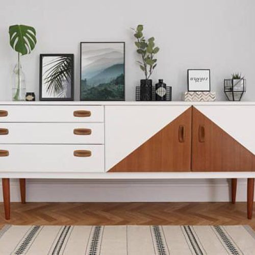 Mid-Century Modern White Sideboards (Photo 1 of 20)