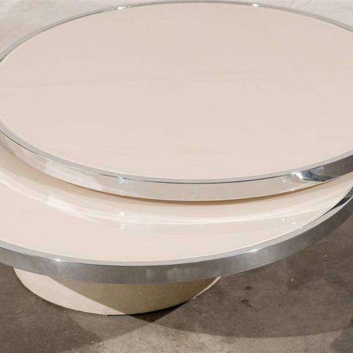 Revolving Glass Coffee Tables (Photo 6 of 20)