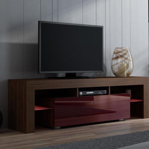 High Glass Modern Entertainment Tv Stands For Living Room Bedroom (Photo 2 of 20)