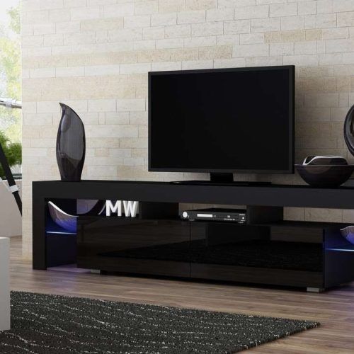 Black Modern Tv Stands (Photo 14 of 15)