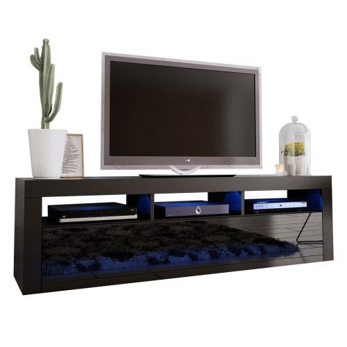 Milano 200 Wall Mounted Floating Led 79" Tv Stands (Photo 8 of 20)