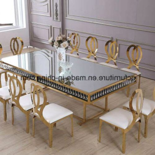 Mirror Glass Dining Tables (Photo 8 of 20)