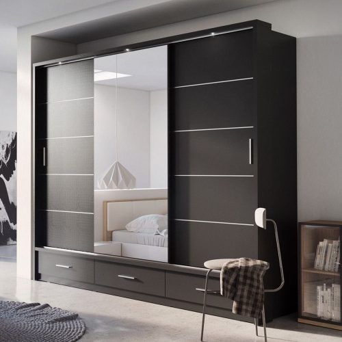 Mirrored Wardrobes With Drawers (Photo 8 of 20)
