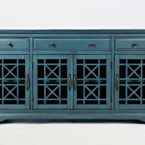 Blue Tv Stands (Photo 4 of 15)