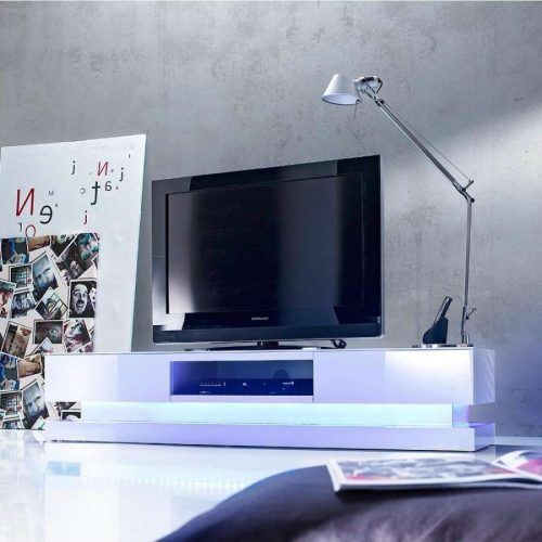 White Gloss Tv Stands (Photo 8 of 15)