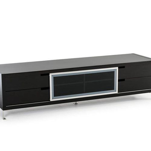 Modern Black Tv Stands On Wheels (Photo 13 of 20)