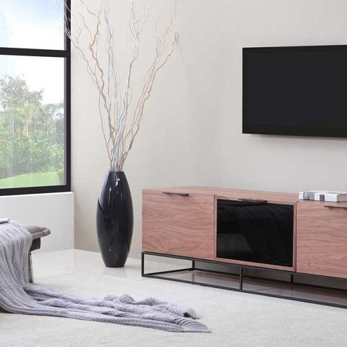 Modern Black Tabletop Tv Stands (Photo 15 of 20)