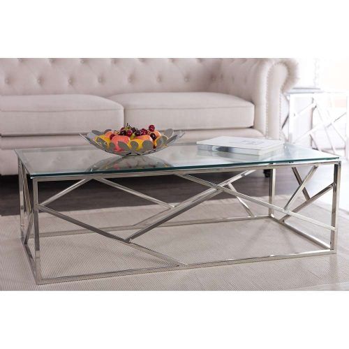 Glass Steel Coffee Tables (Photo 15 of 20)
