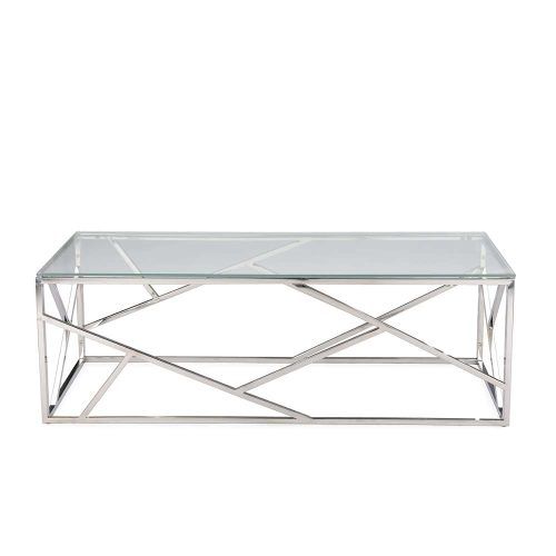 Chrome And Glass Coffee Tables (Photo 2 of 20)