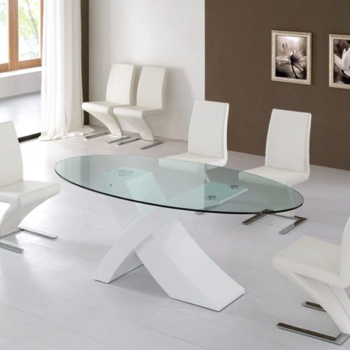 White Glass Dining Tables And Chairs (Photo 17 of 20)