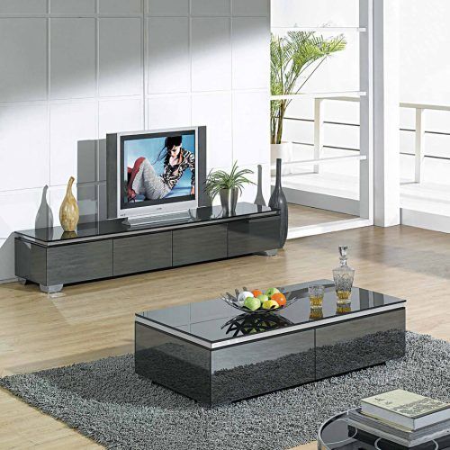 Modern Black Tabletop Tv Stands (Photo 18 of 20)