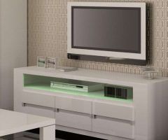 15 The Best White Gloss Tv Stands with Drawers