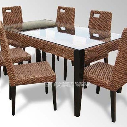 Rattan Dining Tables (Photo 3 of 20)