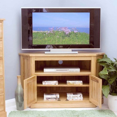 Light Oak Corner Tv Cabinets (Photo 15 of 20)