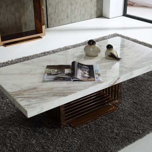 2 Tone Grey And White Marble Coffee Tables (Photo 15 of 20)