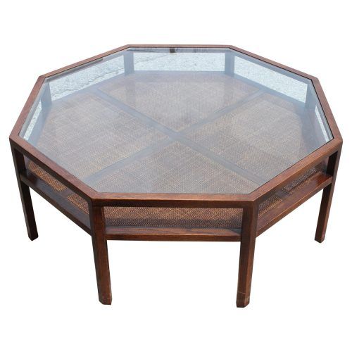 Octagon Glass Top Coffee Tables (Photo 6 of 20)