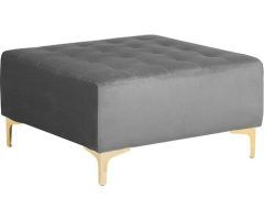 The Best Gray Velvet Ottomans with Ample Storage