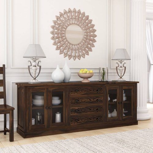 Solid Wood Buffet Sideboards (Photo 19 of 20)