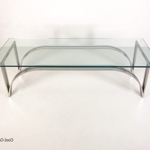 Chrome And Glass Rectangular Coffee Tables (Photo 3 of 20)