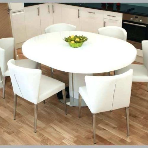 White Round Extending Dining Tables (Photo 12 of 20)
