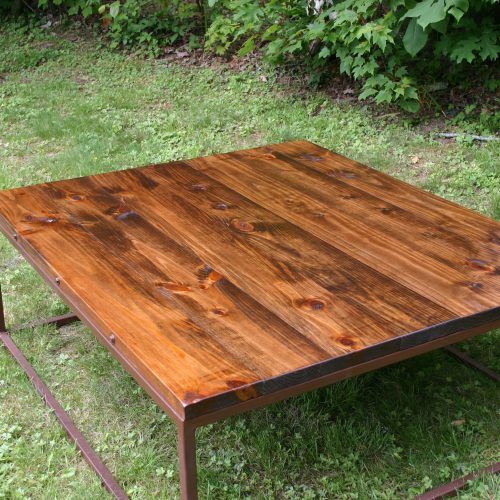 Rustic Oak And Black Coffee Tables (Photo 10 of 20)
