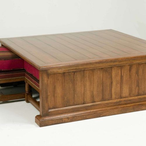 Square Coffee Tables With Drawers (Photo 13 of 20)