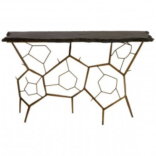 Round Iron Console Tables (Photo 15 of 20)