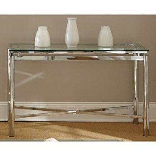 Glass And Chrome Console Tables (Photo 20 of 20)
