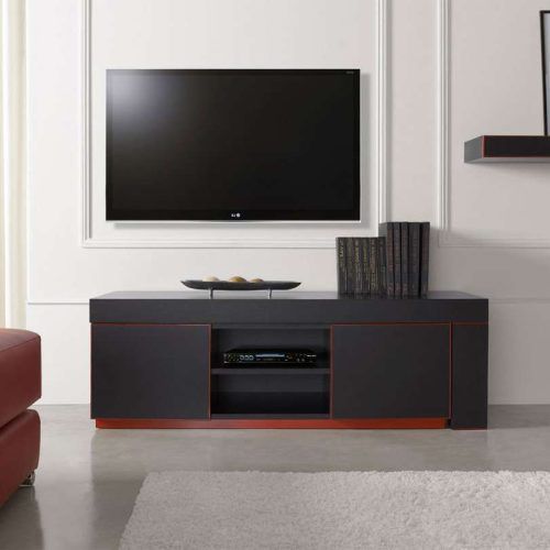Black And Red Tv Stands (Photo 14 of 15)