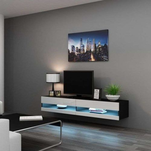 Modern Wall Mount Tv Stands (Photo 1 of 15)