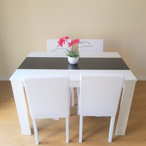 White And Black Dining Tables (Photo 6 of 20)