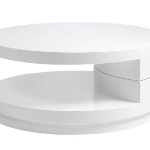 White Circle Coffee Tables (Photo 19 of 20)