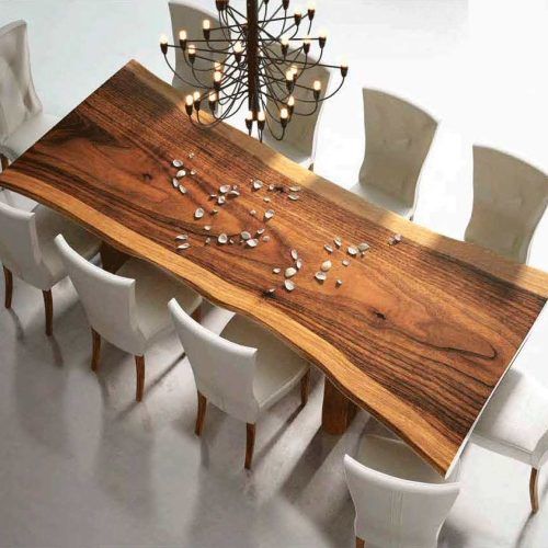 Drew 37.5'' Walnut Solid Wood Dining Tables (Photo 20 of 20)