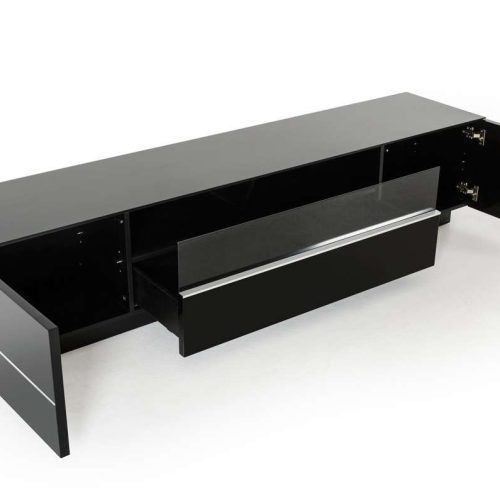 Shiny Black Tv Stands (Photo 6 of 15)