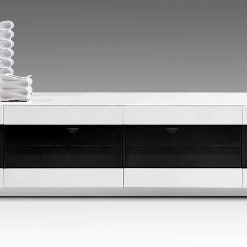 Modern White Gloss Tv Stands (Photo 11 of 20)
