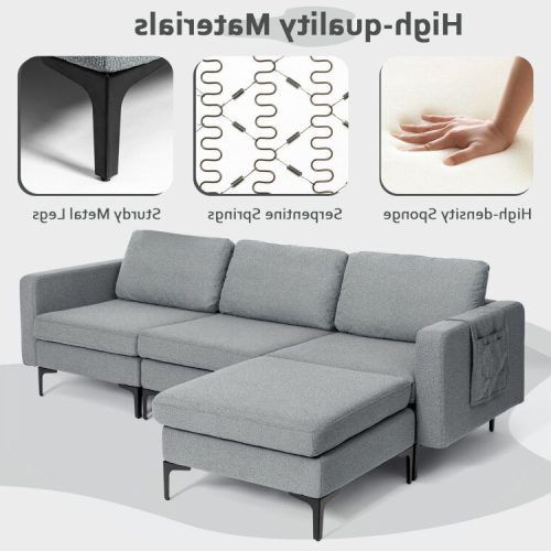 3 Seat L-Shape Sofa Couches With 2 Usb Ports (Photo 17 of 20)