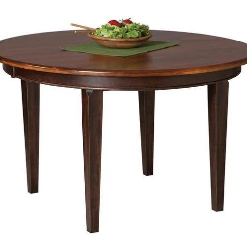 Monogram 48'' Solid Oak Pedestal Dining Tables (Photo 14 of 20)