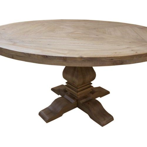 Monogram 48'' Solid Oak Pedestal Dining Tables (Photo 6 of 20)