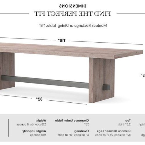 Montauk 35.5'' Pine Solid Wood Dining Tables (Photo 20 of 20)