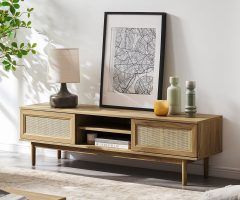 Top 20 of Farmhouse Rattan Tv Stands