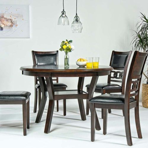 Dark Brown Round Dining Tables (Photo 11 of 20)
