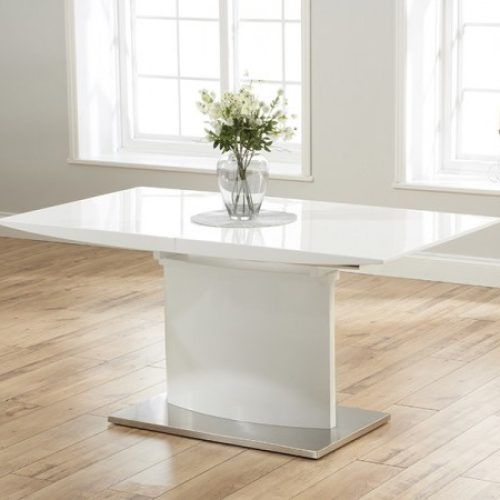White Gloss Extendable Dining Tables (Photo 9 of 20)