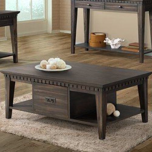 Espresso Wood Storage Console Tables (Photo 17 of 20)