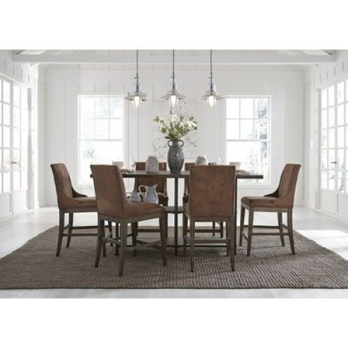 Caira 7 Piece Rectangular Dining Sets With Diamond Back Side Chairs (Photo 20 of 20)