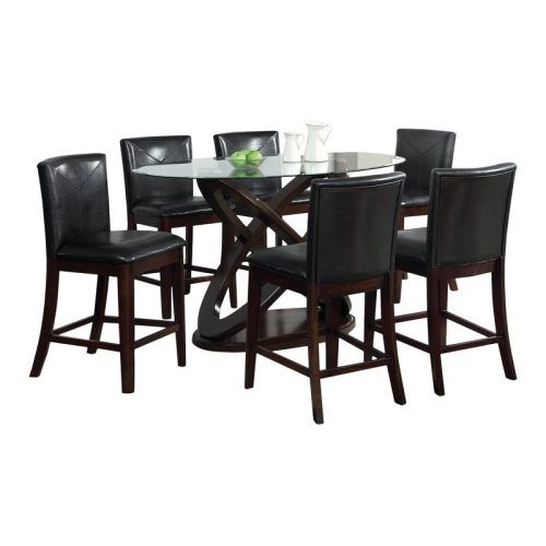 Caira 7 Piece Rectangular Dining Sets With Upholstered Side Chairs (Photo 18 of 20)