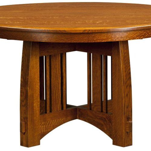 Craftsman Round Dining Tables (Photo 4 of 20)