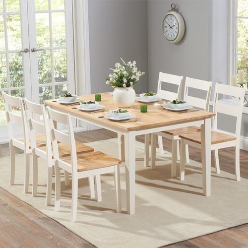 Cream Dining Tables And Chairs (Photo 2 of 20)