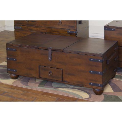 Dark Wood Chest Coffee Tables (Photo 14 of 20)